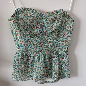 Guess Multicolor Floral Blouse